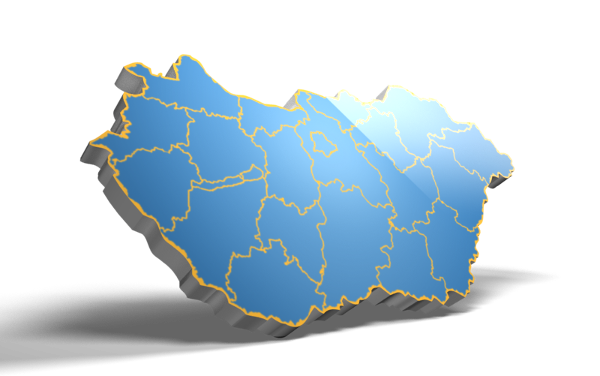 hungary map